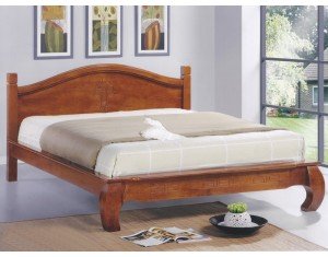 Lit 140x190 cm bois opium 