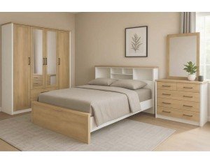 CHAMBRE A COUCHER 4 PORTES  2 TIROIRS MASON